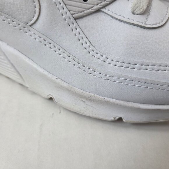 Nike Shoes Youth 6.5 GS Triple White Sneakers CD6864 Womens 8 - Picture 7 of 12